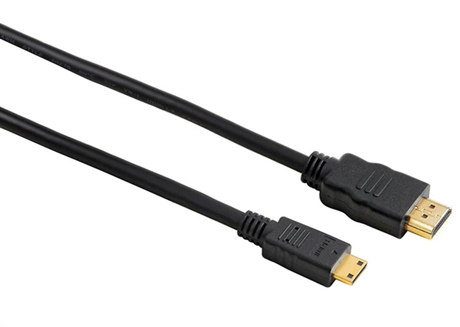 HAMA Kabel HDMI A-C Guld Svart 2.0m