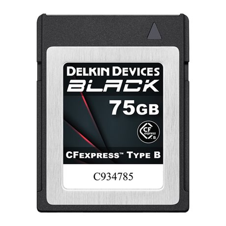 Delkin BLACK CFexpress 75Gb Typ B 1725/1240mb/s