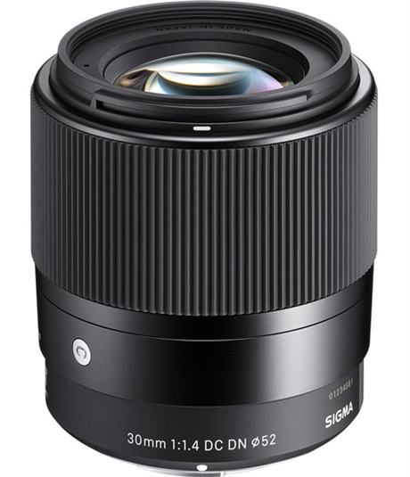 Sigma 30mm f/1.4 Contemporary DC DN Lens with 3 Filters Kit for Olympus Pen/OMD & Panasonic Lumix Micro 4/3 Cameras Case 