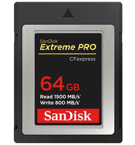 SanDisk CFexpress EXTREME PRO 64Gb Typ B 1500/800