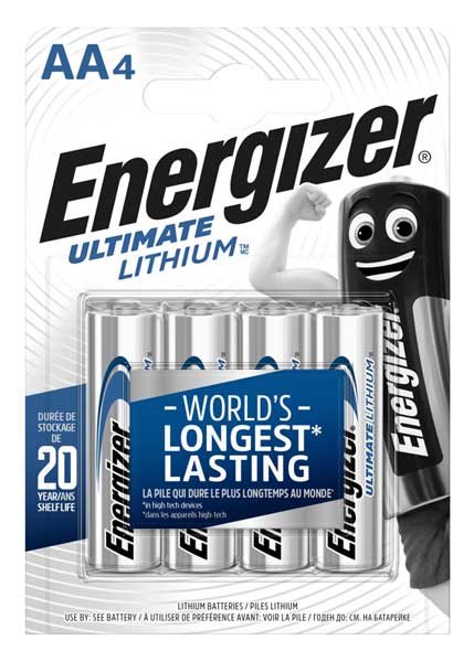 Energizer Litium AA 4-p