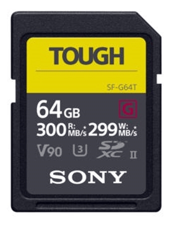 Sony SDXC 64Gb TOUGH UHS-II V90 U3 300/299mb/s