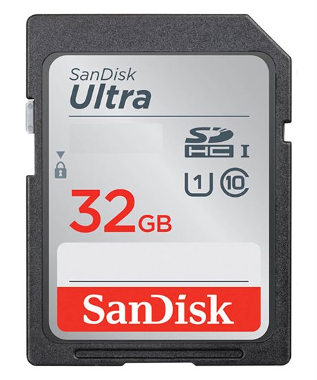 SanDisk SDHC ULTRA 32Gb 120Mb/sek UHS-1                           
