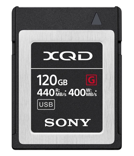 Sony XQD G 120Gb High Speed 440mb/s 5x Stronger