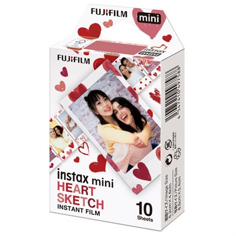 Fujifilm INSTAX Mini film HEART SKETCH