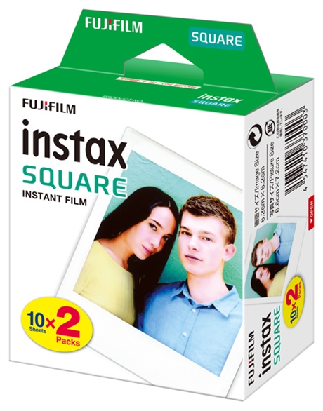Fujifilm INSTAX SQUARE film 2x10/paket