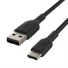 Belkin USB-C till USB-A kabel 1m svart flätad