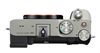 Sony A7C kamerahus silver inkl. mikrofon och shooting-grip