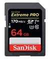 SanDisk SDXC EXTREME PRO UHS-I V30 64GB 170MB/s