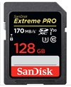 SanDisk SDXC EXTREME PRO 128Gb 170MB/s UHS-I V30 U3 C10