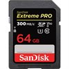 SanDisk SDXC EXTREME PRO 64Gb 300mb/s UHS-II V90 U3 C10